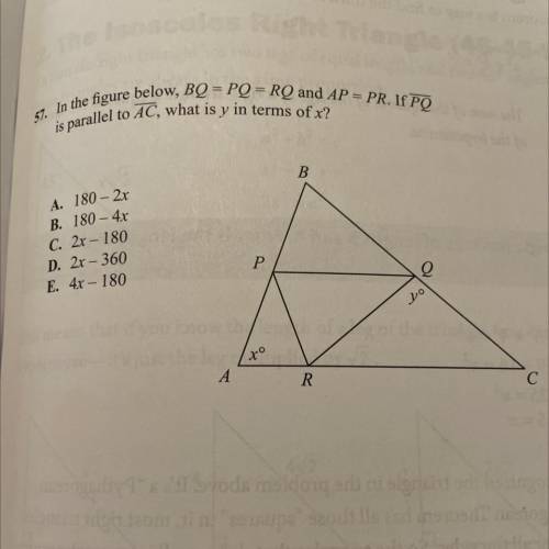 What is y in terms of x