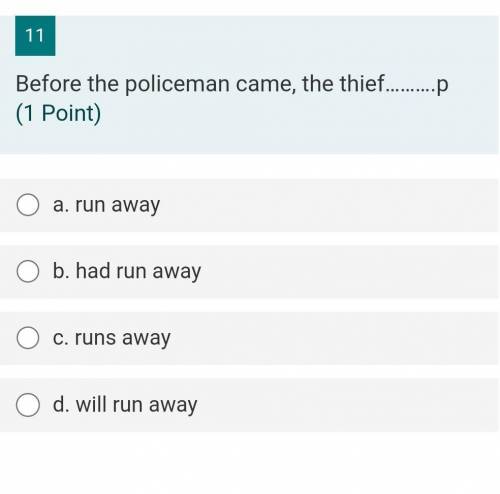 Before the policeman came the thief....​