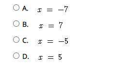 What is the solution for this equation? 
In(x+6)-in(2x-1)=0
answers in the image!