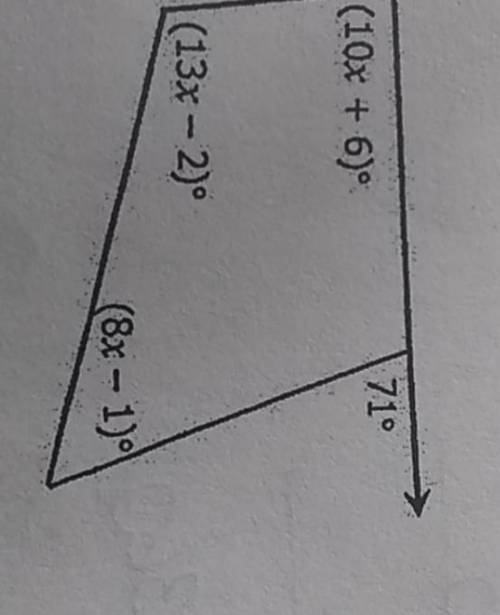 Solve for x.
Thank you