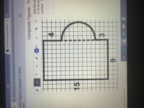 Whats the perimeter and area of this shape?
