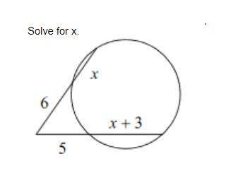 Solve for x.
------------------------------------------------------------