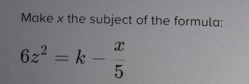 Rearranging formulae. Can anyone help me with this question and show how you did it please? Will ma