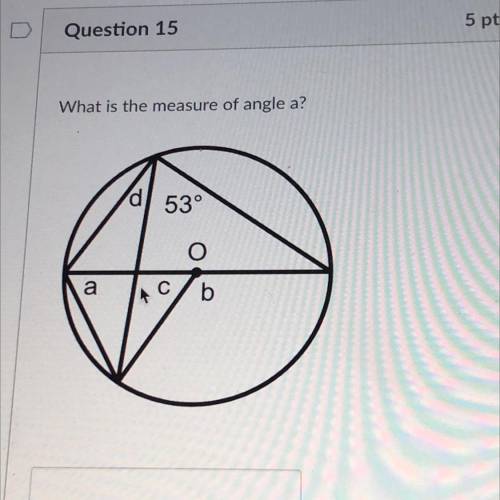What is the measure of angle A￼