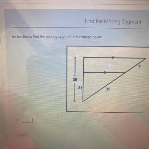 Instructions: Find the missing segment in the image below help me plz I will give u