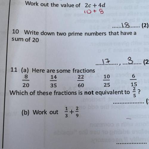 Anyone know number 11 please