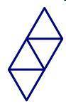 Last one, So so sorry!

Which net diagram cannot be folded into a triangular pyramid?
A.
B
C
D