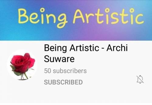 pls subscribe to my channel Being Artistic Archi Suware pls support my little channel I share craft