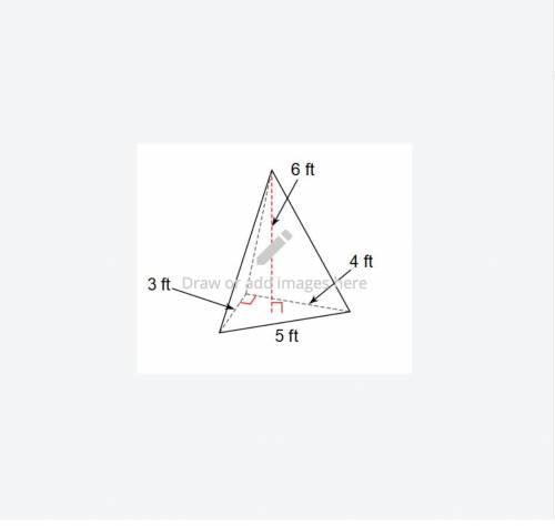 What is the volume of the pyramid below?