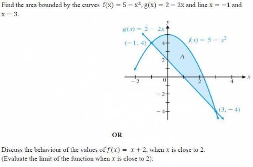 Please i need to find the era bounded by the following curves