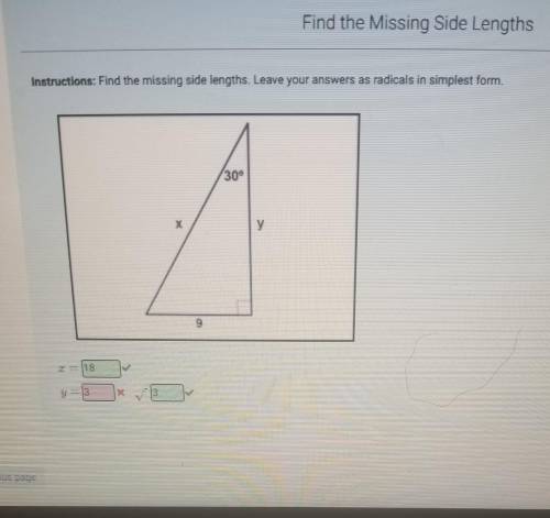 Find the missing side lengths

I need help in y = ( it's not 6 I put every number and still got it