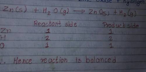 Hii pls help me to balance the equation and state the symbols thanksss​