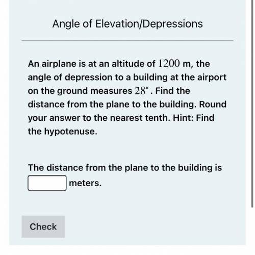 What is the distance from the plane
