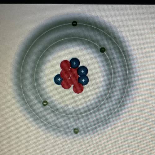 How many neutrons does this atom have?
A.4
B. 6
C. 10
D. 14