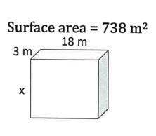 Please find the missing number for the surface area. I will mark brainiest if correct. 2.