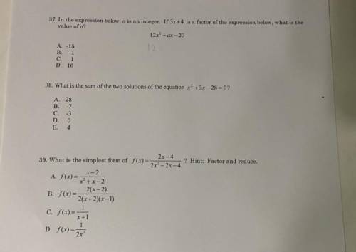 I don’t understand these 3 questions and I need help.