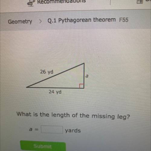 PLS HELP AND GET IT RIGHT IM ACTUALLY FAILING AND DONT WANNA FAIL MORE ITS PYTHAGOREAN THEOREM
