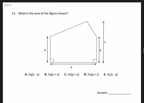 What is the area of the figure shown? Plz explain!