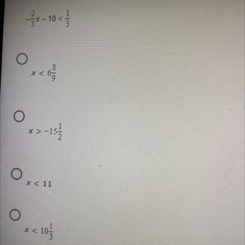 Solve the inequality is it a,b,c,d?