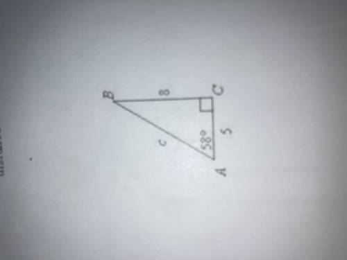 Find C to two decimal places and find the measurement of angle be use your calculator