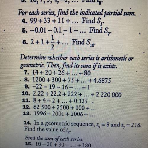 Sequences and series plz show ALL STEPS
