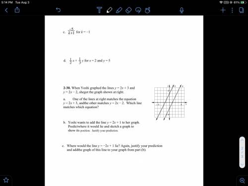 Here are some photos of my math home work please show some work.