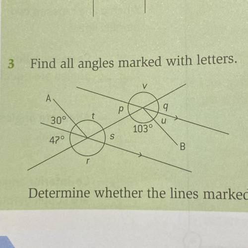 Can someone find the angles to all of the variables/letters? Thanks!