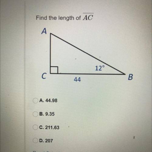 Find the length of AC