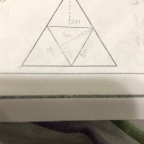 !20 Points! please help me find the surface area of this triangular pyramid using the net.