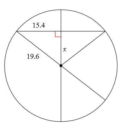Help needed!!!

Find the length of the segment indicated.
A. 12.1
B. 16.4
C. 13.3
D. 11.4