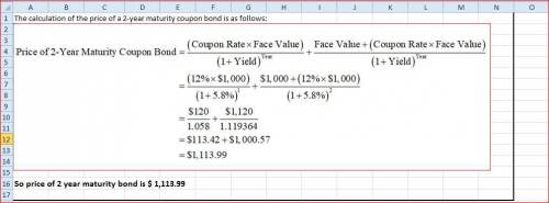 The YTM on a 2 year zero coupon bond is 5% and the YTM on a 1 year zero coupon bond is 3%. What does
