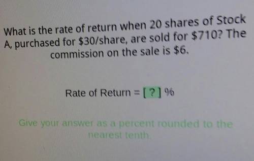 40pts and a brainliest to the person who can help me with this stock problem. PLEASE show all steps