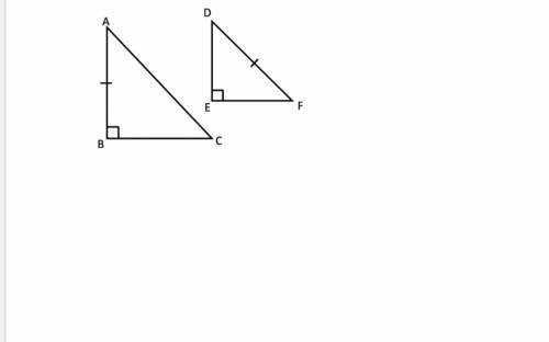 Determine if the triangles are congruent. If they are, give the rule that you used to determine con