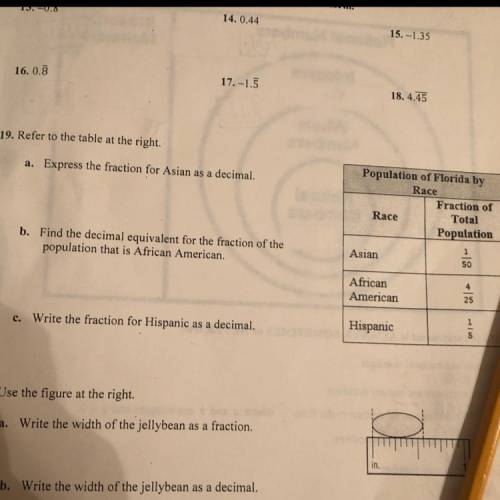 What are the answers to 19, a, b, and c pls help:( it will mean a lot:)