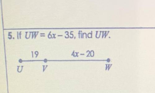 Solve UW. how do I get the answer?