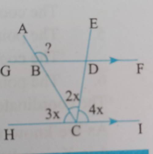 Find the measure of angle of ABF​