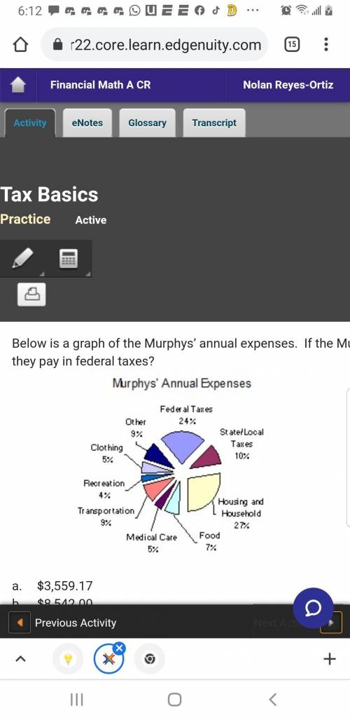 I need help understanding how to solve problems with federal taxes the website I use doesnt explain