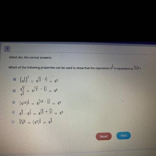Select all correct answers. Algebra . Explain please