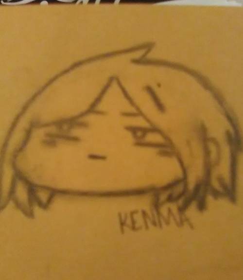 Um hey I have a hobby of drawing anime characters chibi style so today I drew kenma from haikyu

s