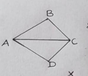 In the figureAB = AD, BC = CDprove that ∠ABC = ∠ADC