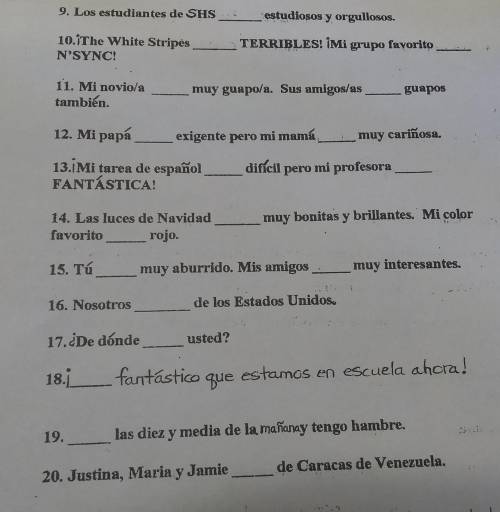 Use the correct form of the verb ser in the following sentences.

Plz hurry I have to babysit so