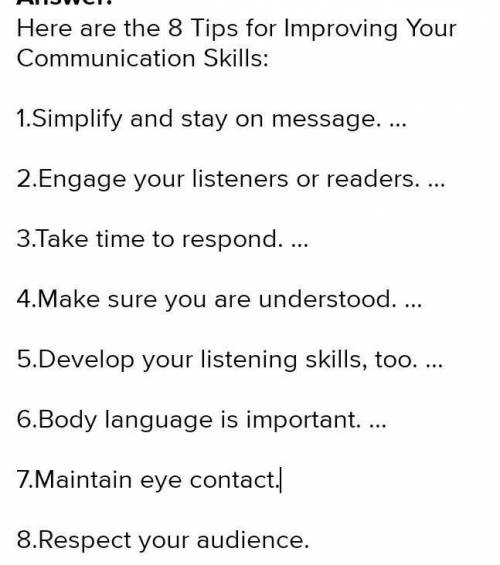 How can I improve my communication skills?