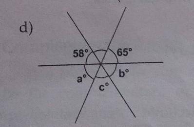 Find the unknown sizes of the angle