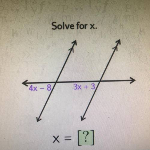 X = ??? What is x?? Solve for x