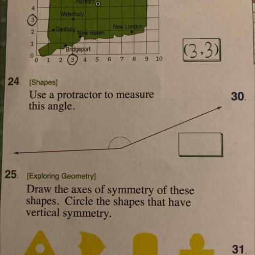 Can someone please help me use a protractor on this question since I don’t have one?