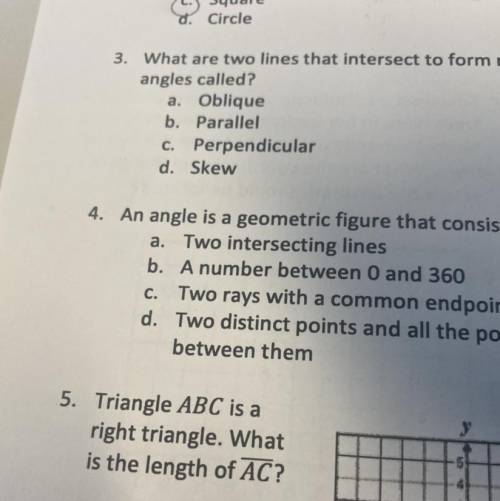 Need help with 3 and 4