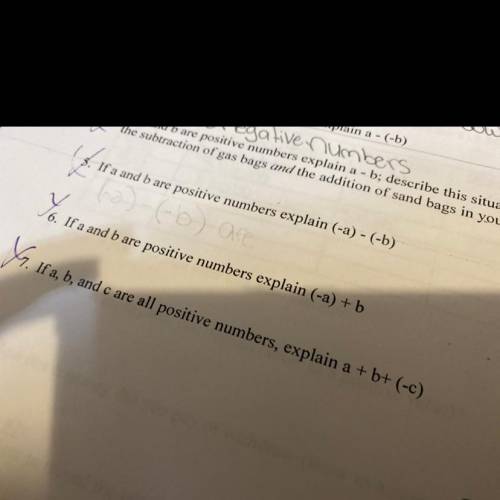 If a and b are positive numbers explain (-a) - (-b)

(if you know all of them then please help lol