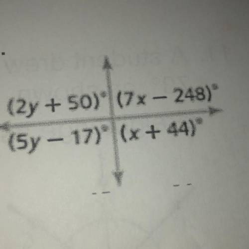 Find the answer for each variable