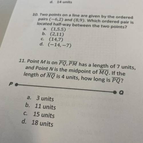 Need help with 10 and 11