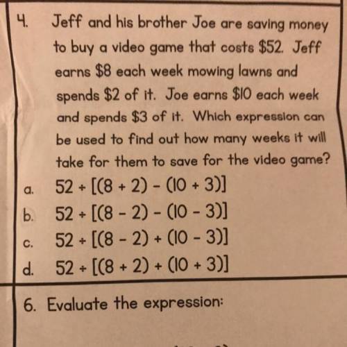 Please help me with number 4.